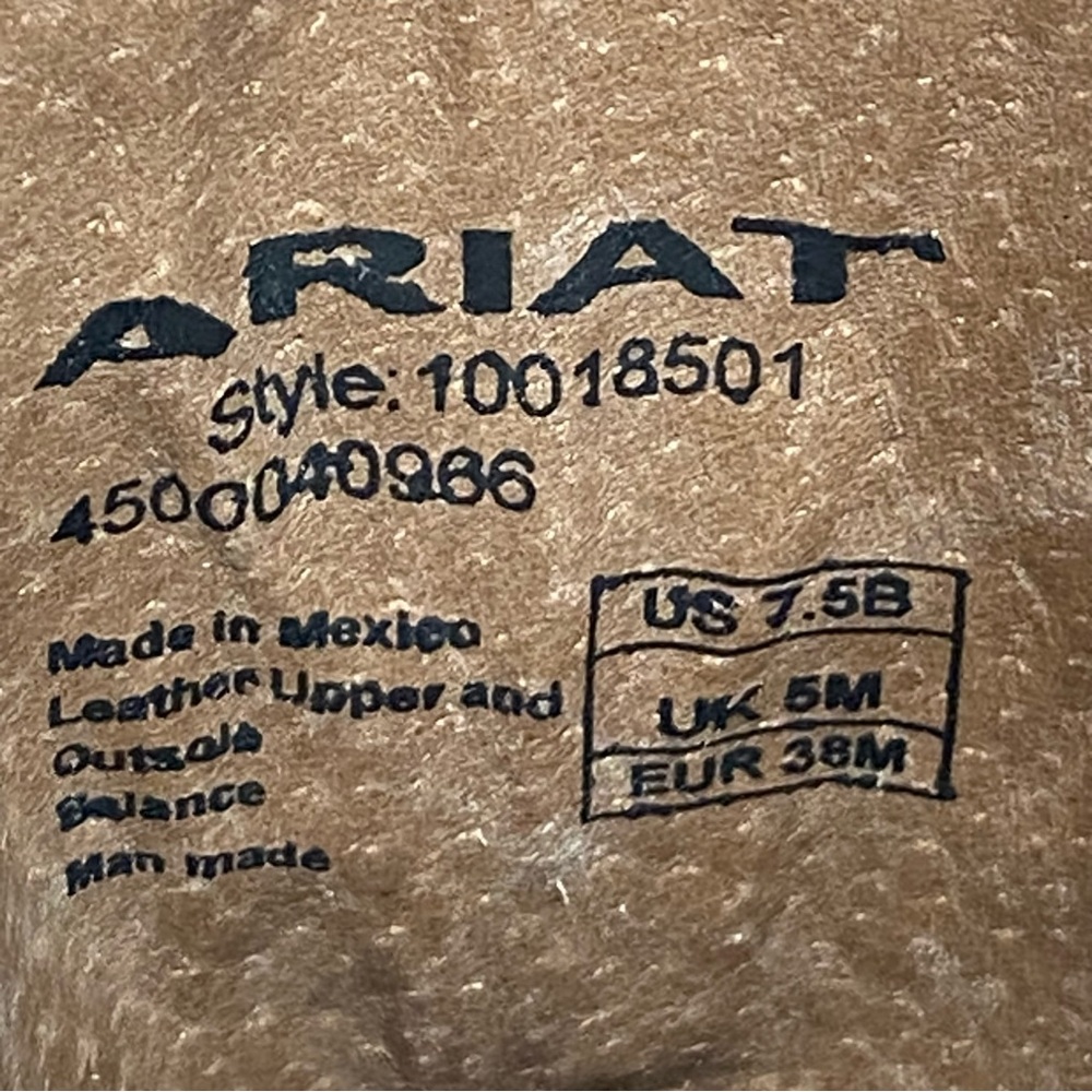 Ariat Miranda Western Boots NWT Size 7.5 Women Slight Wear Retail $219 Ltd EDITN - Picture 15 of 16